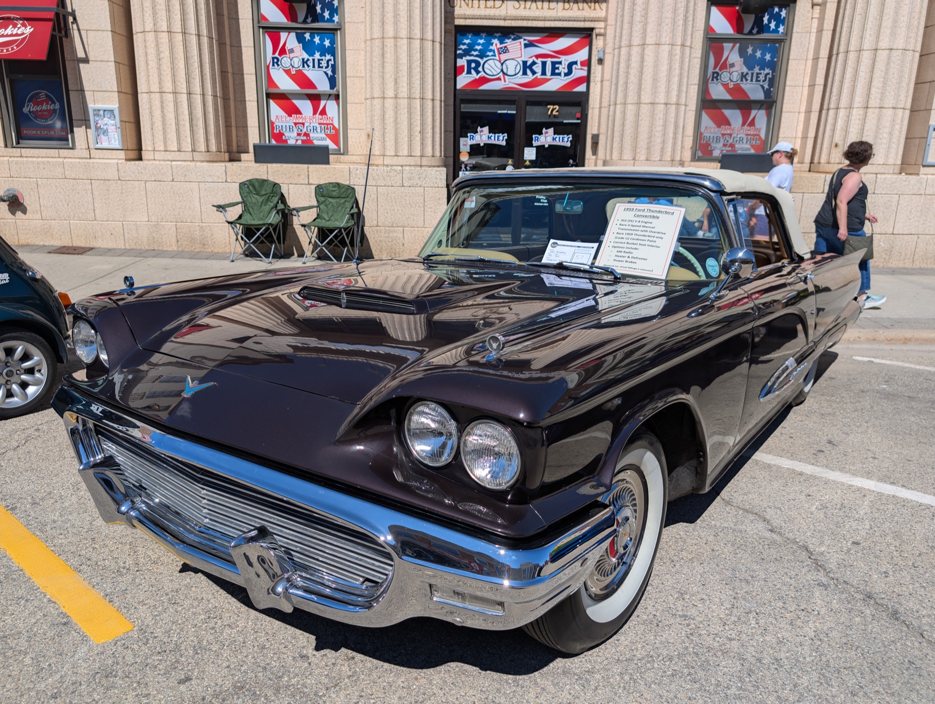 Classic Thunderbird at Crystal Lake Cars and Coffee
